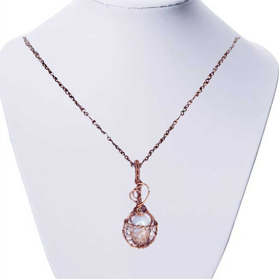 Endoja's Jewellery Moonstone Haven Chain & Pendant - Caribshopper