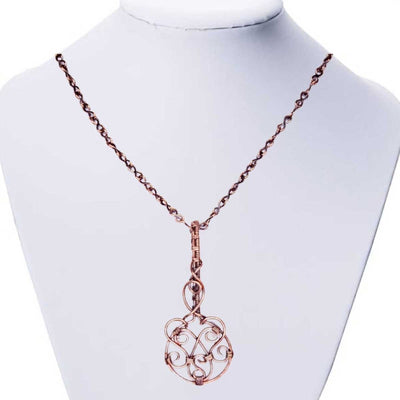 Endoja's Jewellery Swirls And Curls Chain & Pendant - Caribshopper