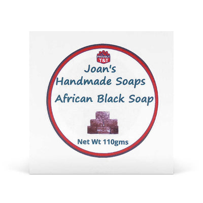Joan's Handmade African Black Bar Soap, 110g - Caribshopper