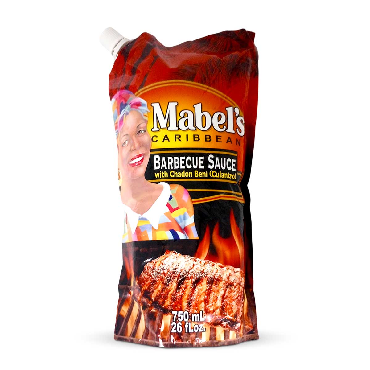 Mabel's Caribbean Barbecue Sauce with Chadon Beni 26oz Authentic Flavor