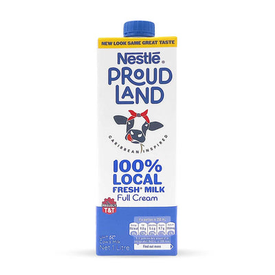 Nestle 100% Local Fresh Full Cream Milk, 1L (3 Pack) - Caribshopper