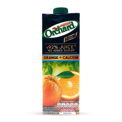 Orchard Premium 92% Orange Juices No Sugar Added, 1L (3 Pack) - Caribshopper
