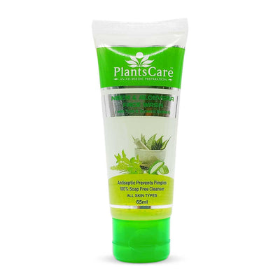 Plants Care Aloe Vera & Neem Face Wash with Tulsi & Turmeric Extract, 65ml - Caribshopper