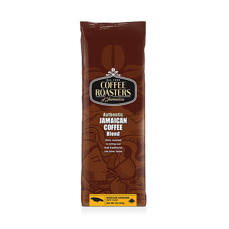 Authentic Jamaica Dark Roast Coffee Blend - 1lb Ground - Caribshopper
