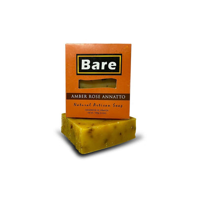 Bare Natural Products Amber Rose Annatto Soap, 4.4oz - Caribshopper
