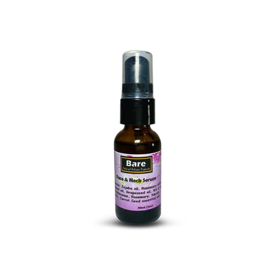 Bare Natural Products Face & Neck Serum, 1oz - Caribshopper