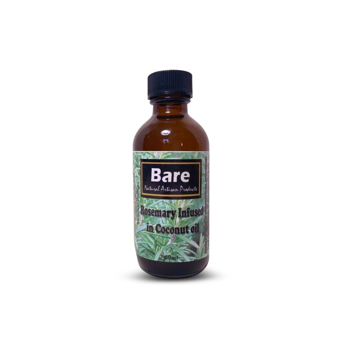 Bare Natural Products Rosemary Infused in Coconut Oil, 60ml