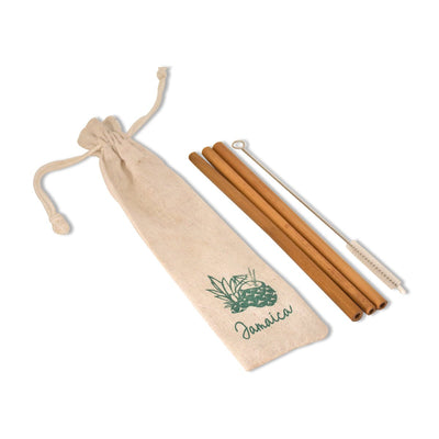 Bartley's All In Wood Bamboo Straw Wood Set - Caribshopper