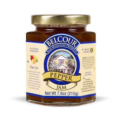 Belcour Preserves Pepper Jam, 7.6oz (2 or 4 Pack) - Caribshopper