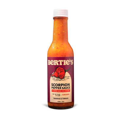 Bertie's Scorpion Pepper Sauce, 5oz - Caribshopper