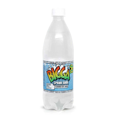 Bigga Cream Soda Flavoured Soft Drink, 600ml (3 Pack) - Caribshopper