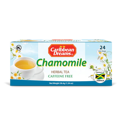 Caribbean Dreams Chamomile Tea, 24 teabags - Caribshopper