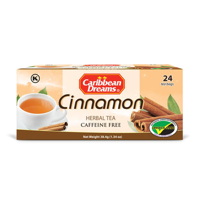 Caribbean Dreams Cinnamon Tea, 24 teabags - Caribshopper