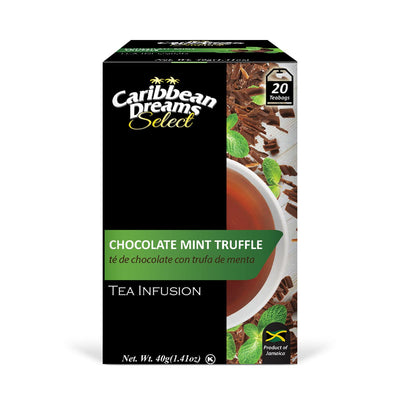 Caribbean Dreams Selects Chocolate Mint Truffle Tea, 20 teabags - Caribshopper