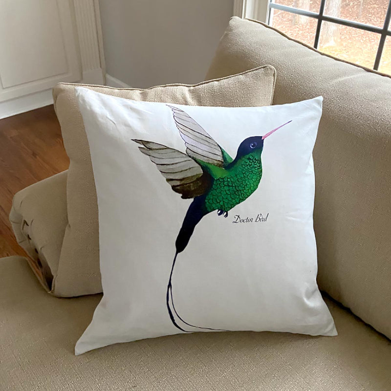 Coleen Yvonne Designs Hummingbird Cushion Cover - Caribshopper
