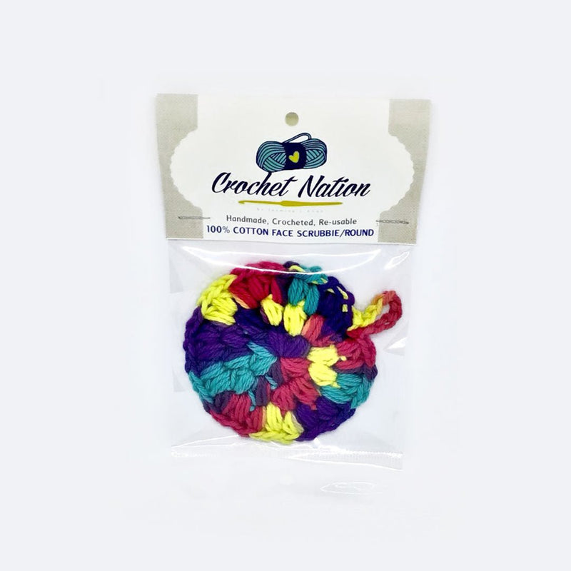 Crochet Nation Face Scrubbie (Single & 3 Pack) - Caribshopper