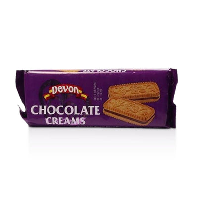 Devon Chocolate Cream Biscuits, 140g (3 or 6 Pack) - Caribshopper