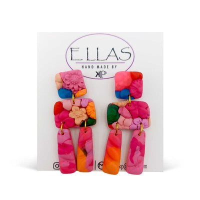 Ellas By KP Floral Dream Dangle Earrings - Caribshopper