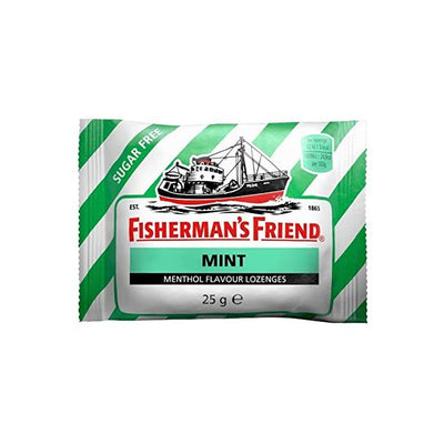Fisherman's Friend Sugar Free Lozenges Mint, 25g (Single & 3 Pack) - Caribshopper