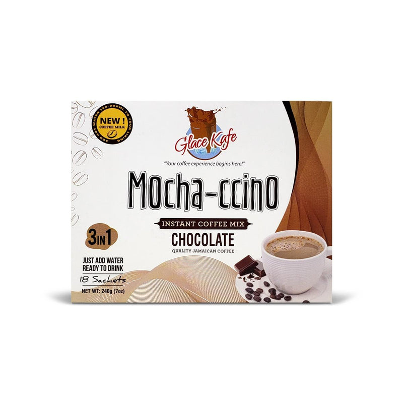 Glace Kafe Instant Coffee Mix Mocha-ccino, 18 Satches - Caribshopper