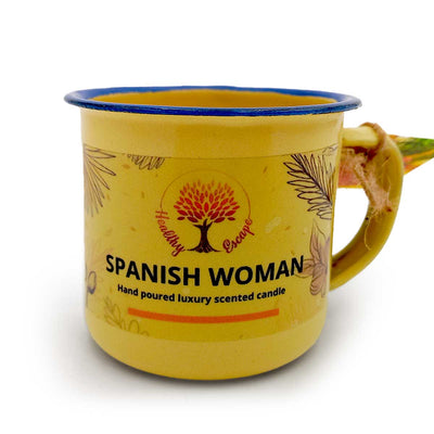 Healthy Escape Spanish Woman Wax Candle - Caribshopper