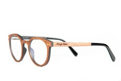 Herny's Wood - Okla Sapele & Ebony Wood RX Glasses - Caribshopper