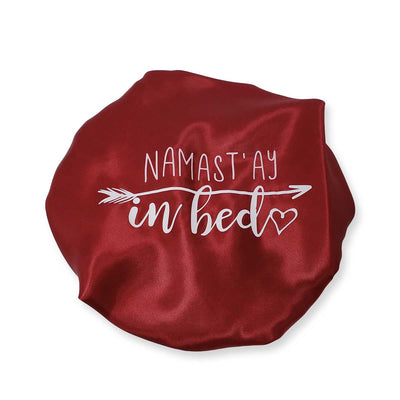 Holistic Creationz Namas'ay in Bed Printed Satin Bonnets - Caribshopper