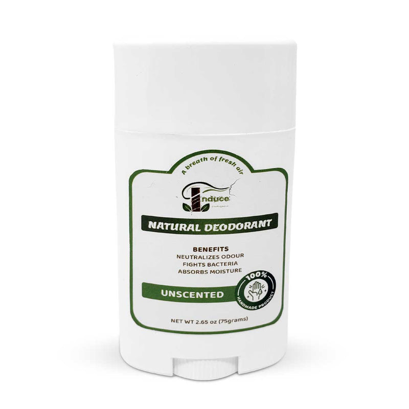 Induce Unscented Natural Deodorant, 2.65oz - Caribshopper