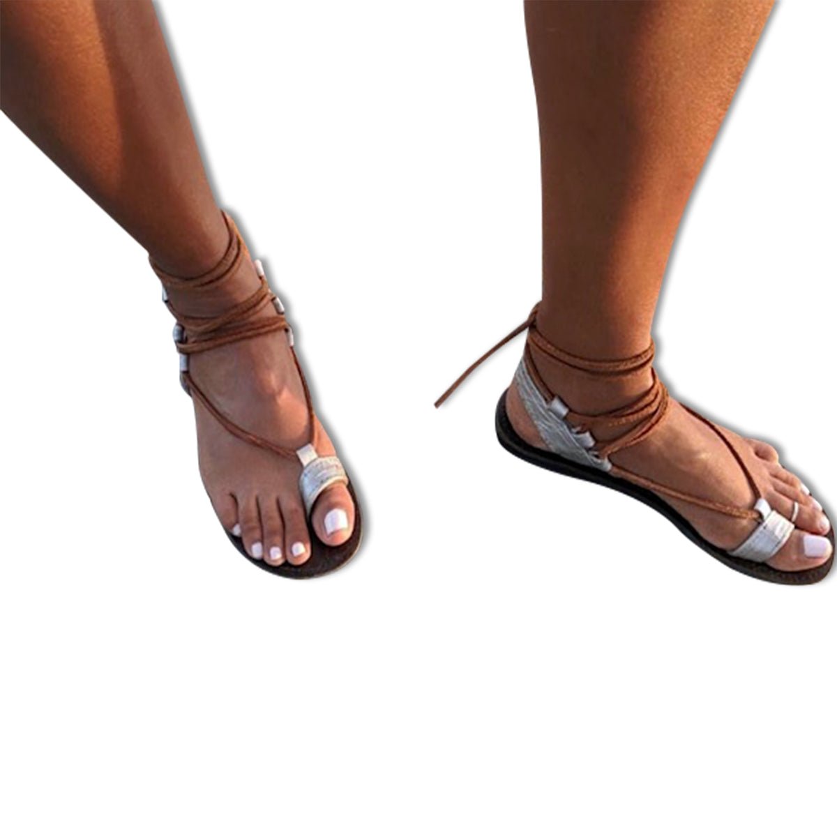 Silver sandals size 5 hot sale