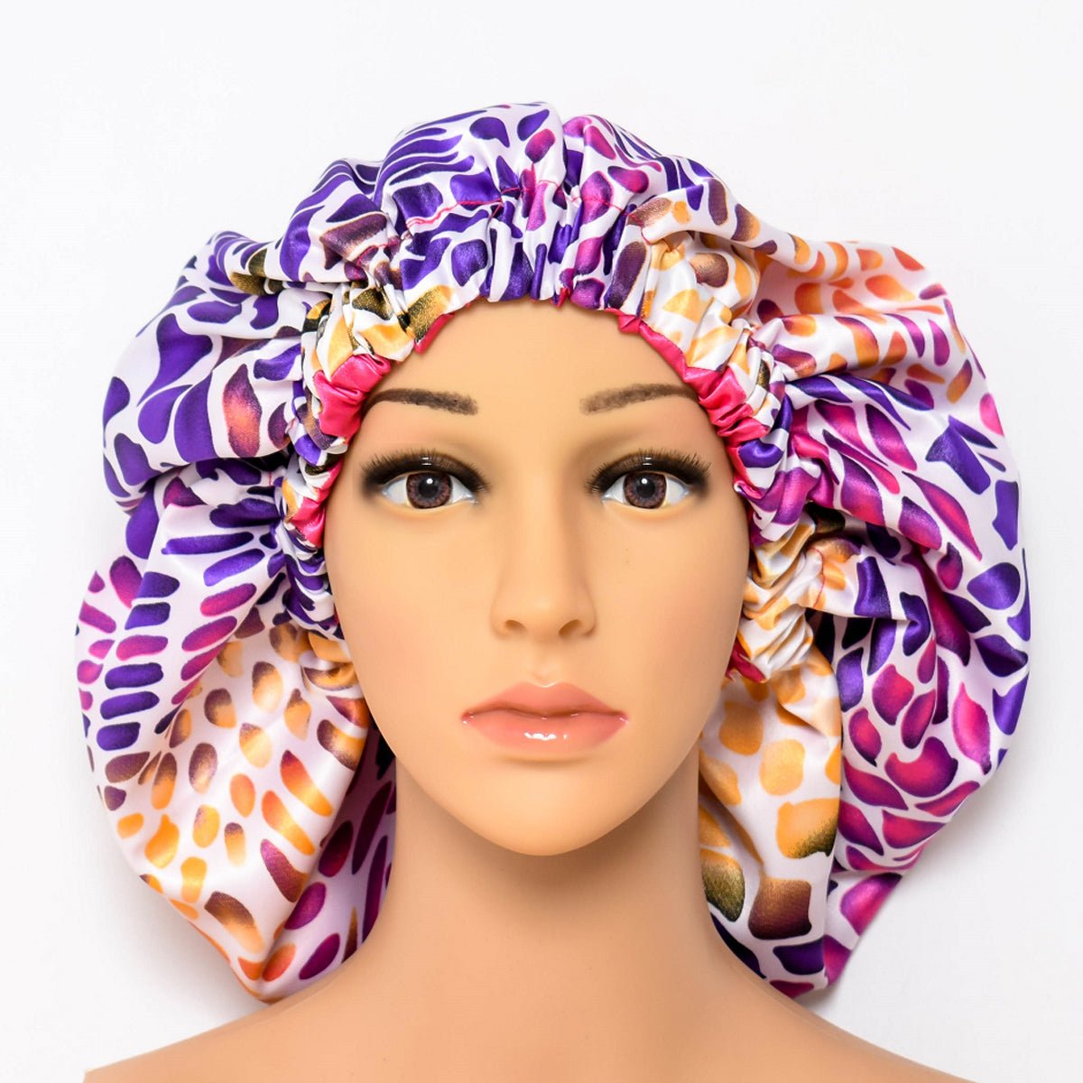 Ankara hair bonnet hotsell