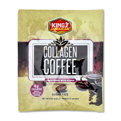 King's Jamaican Collagen Coffee, 9g (Single & 3 Pack) - Caribshopper