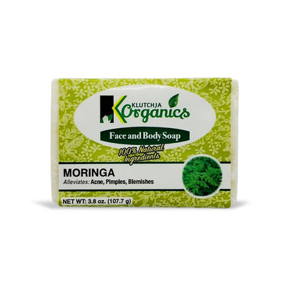 KlutchJa Organics Moringa Face & Body Bar, 3.8oz (Single & 2 Pack) - Caribshopper