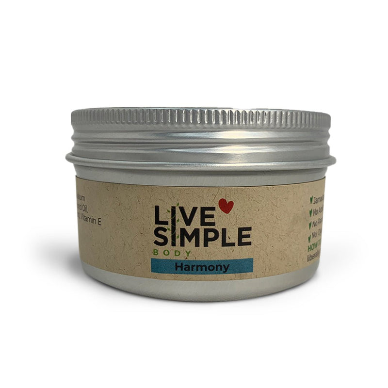 LiveSimple Harmony Whipped Body Butter, 3oz or 4oz - Caribshopper