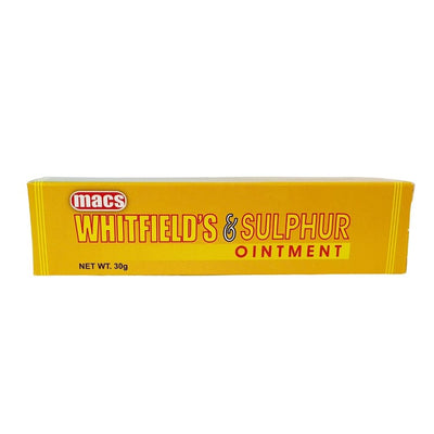 Macs Whitfield's & Sulphur Ointment, 30gm (2 & 3 Pack) - Caribshopper