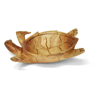 Maxine Stoney Turtle Wooden Bowl - Caribshopper