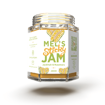 Mel's Sticky Jam - Jackfruit & Rosemary, 9.3oz (Single & 3 pack) - Caribshopper