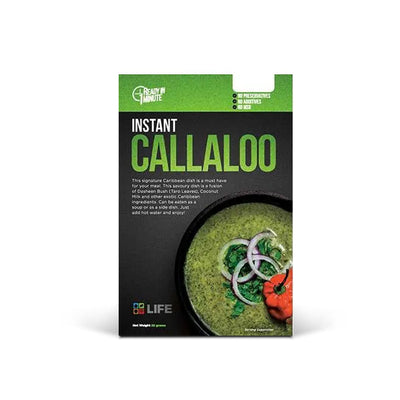 Novo Life Instant Callaloo, 25g (3 or 6 Pack) - Caribshopper
