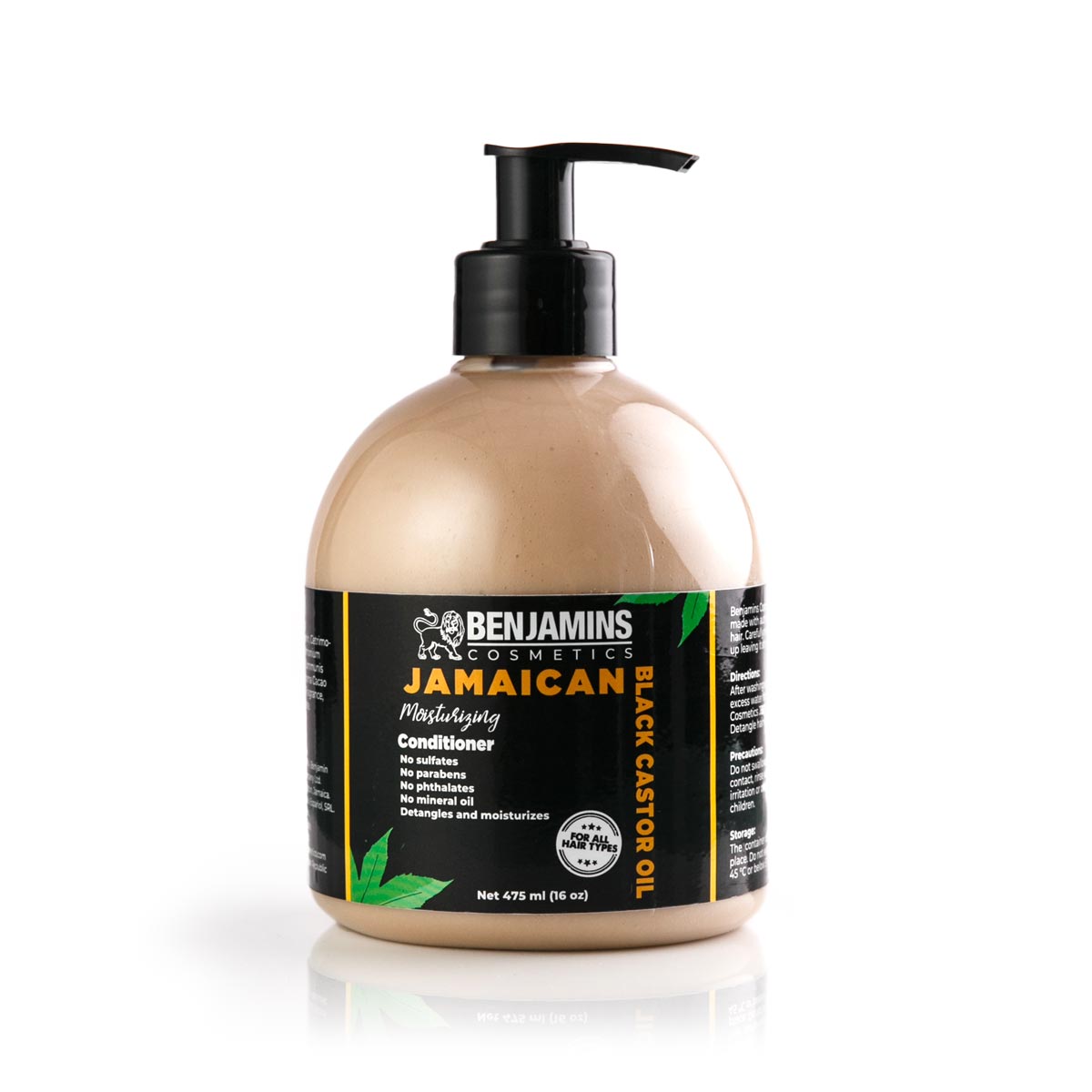 PA Benjamins Jamaican Black Castor Oil Moisturizing Conditioner, 16oz
