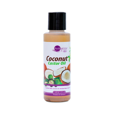 Perfect Hair & Skin Coconut Castor Oil, 4oz - Caribshopper