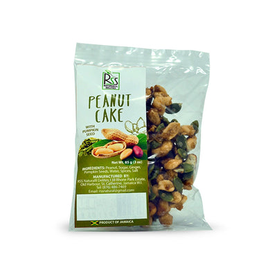 RSS Naturals Pumpkin Seed Peanut Cake Pack, 3oz (3 or 6 Pack) - Caribshopper