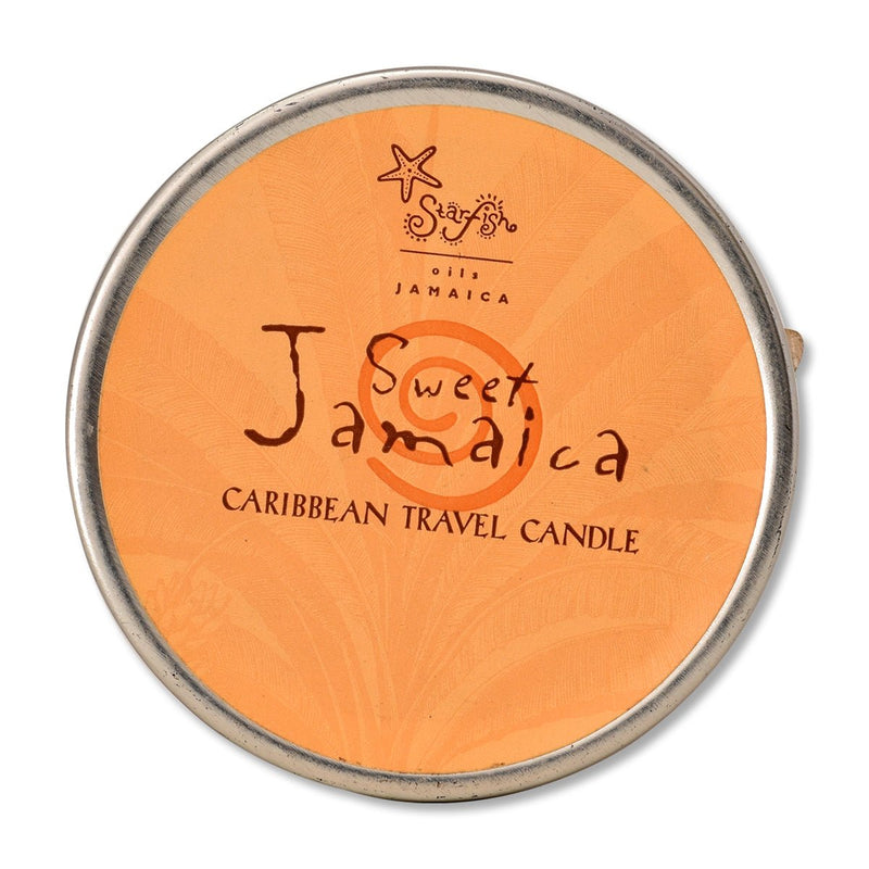 Starfish Oils Sweet Jamaica Travel Candle, 6oz - Caribshopper