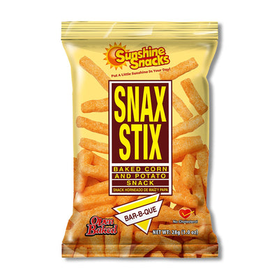Sunshine Snacks Snax Stix BBQ, 1oz (6 or 12 Pack) - Caribshopper