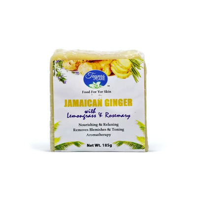 Tayna's Jamaican Ginger, Lemongrass, and Rosemary Soap, 6oz (Single & 3 Pack) - Caribshopper