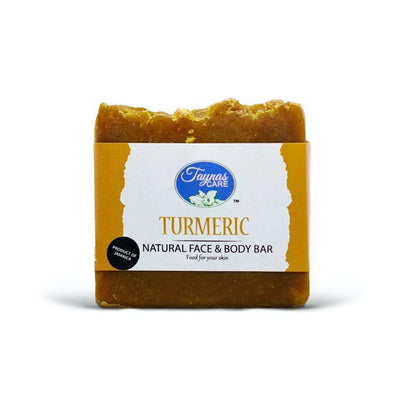 Tayna's Jamaican Turmeric Bar Soap, (Single & 3 Pack) - Caribshopper