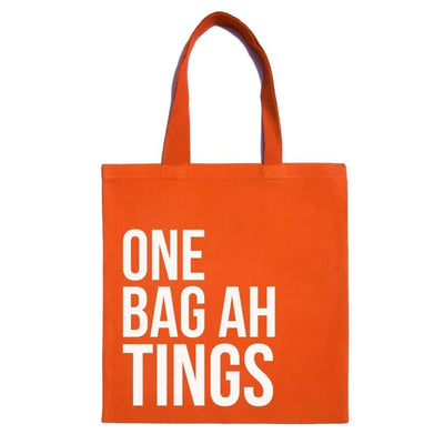 TCP 'One Bag Ah Tings' Tote – Orange - Caribshopper