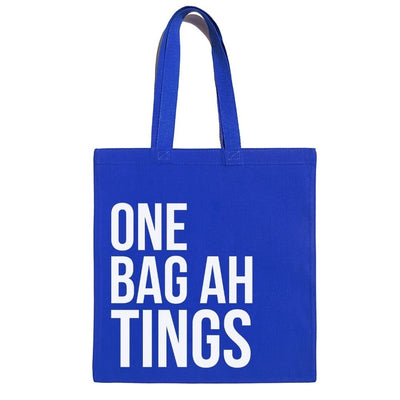 TCP 'One Bag Ah Tings' Tote – Royal Blue - Caribshopper