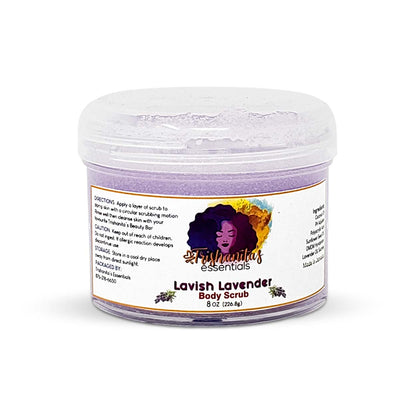 Trishanita's Essentials Lavish Lavender Body Scrub, 8oz - Caribshopper