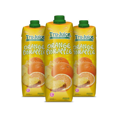 Tru-Juice Orange Pineapple Juice, 1L, 3 pack - Caribshopper