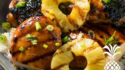 Oven Jerk Chicken Recipe with Sweet Pineapple Sauce