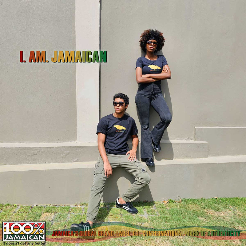 100% Jamaican Gold Island T-shirt - Women&